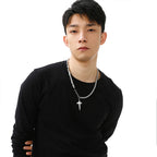 Men's Gothic Flame Pendant Necklace - Salitaire jewellery