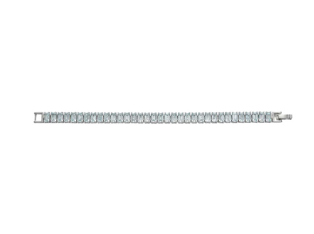 Baguette-cut Tennis Bracelet