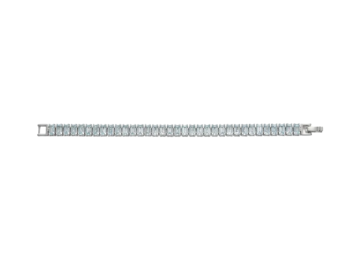 Baguette-cut Tennis Bracelet