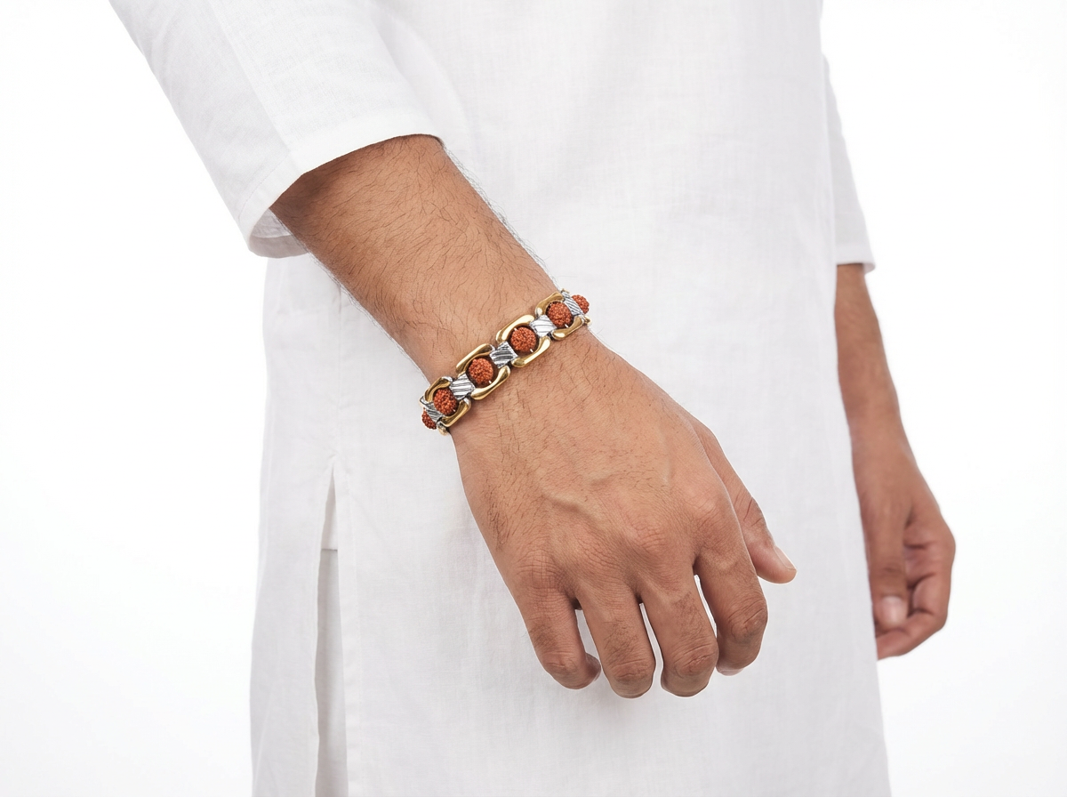 Auric Rudraksha Bracelet