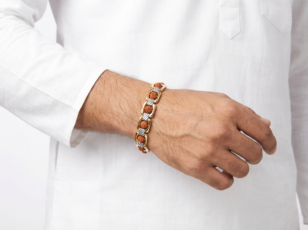 Auric Rudraksha Bracelet