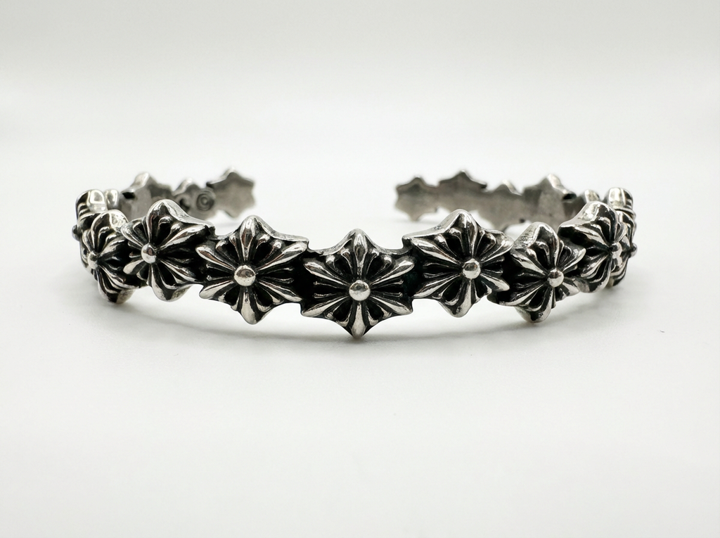 Men's Auric Starburst Spike Cuff Bracelet - Salitaire jewellery