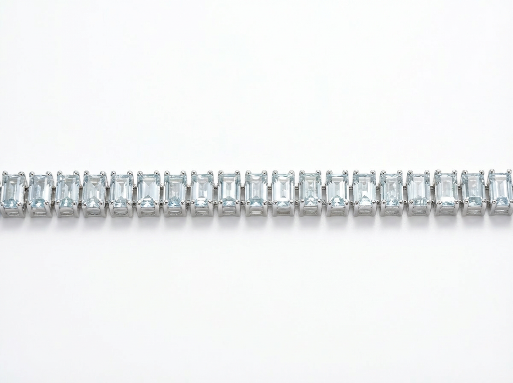 Baguette-cut Tennis Bracelet