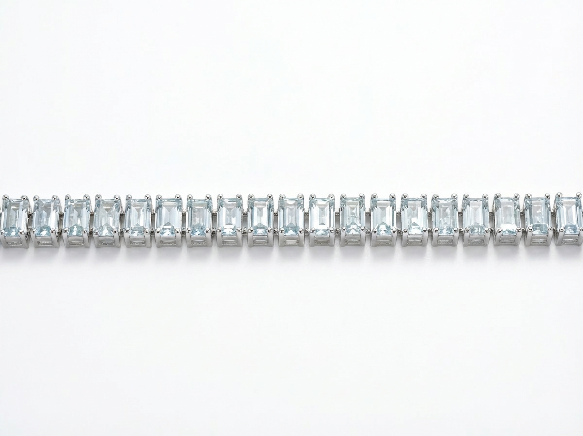 Baguette-cut Tennis Bracelet