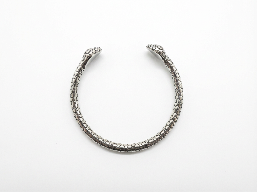 Men's Serpent Torque Cuff - Salitaire jewellery