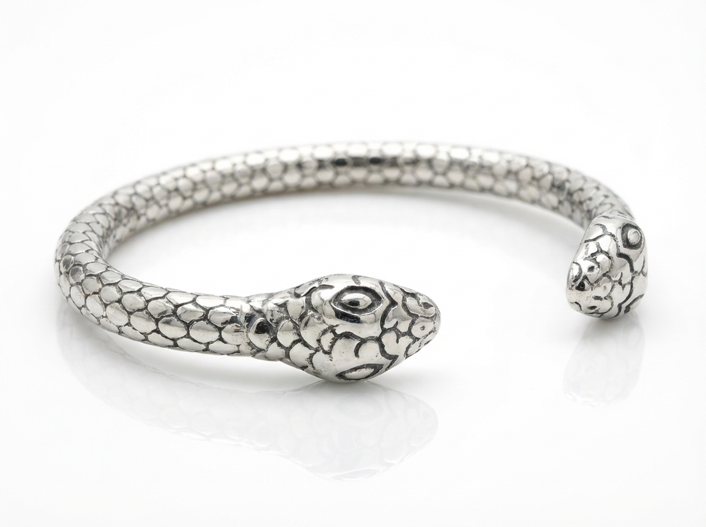 Men's Serpent Torque Cuff - Salitaire jewellery