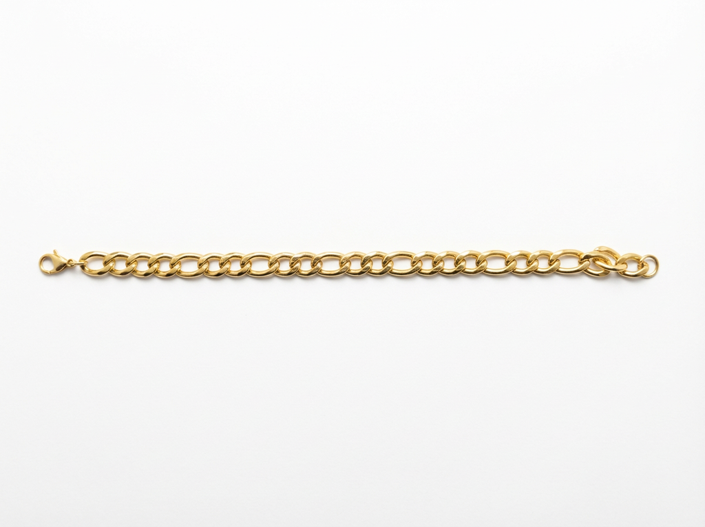Men's FIGARO LINK BRACELET - Salitaire jewellery