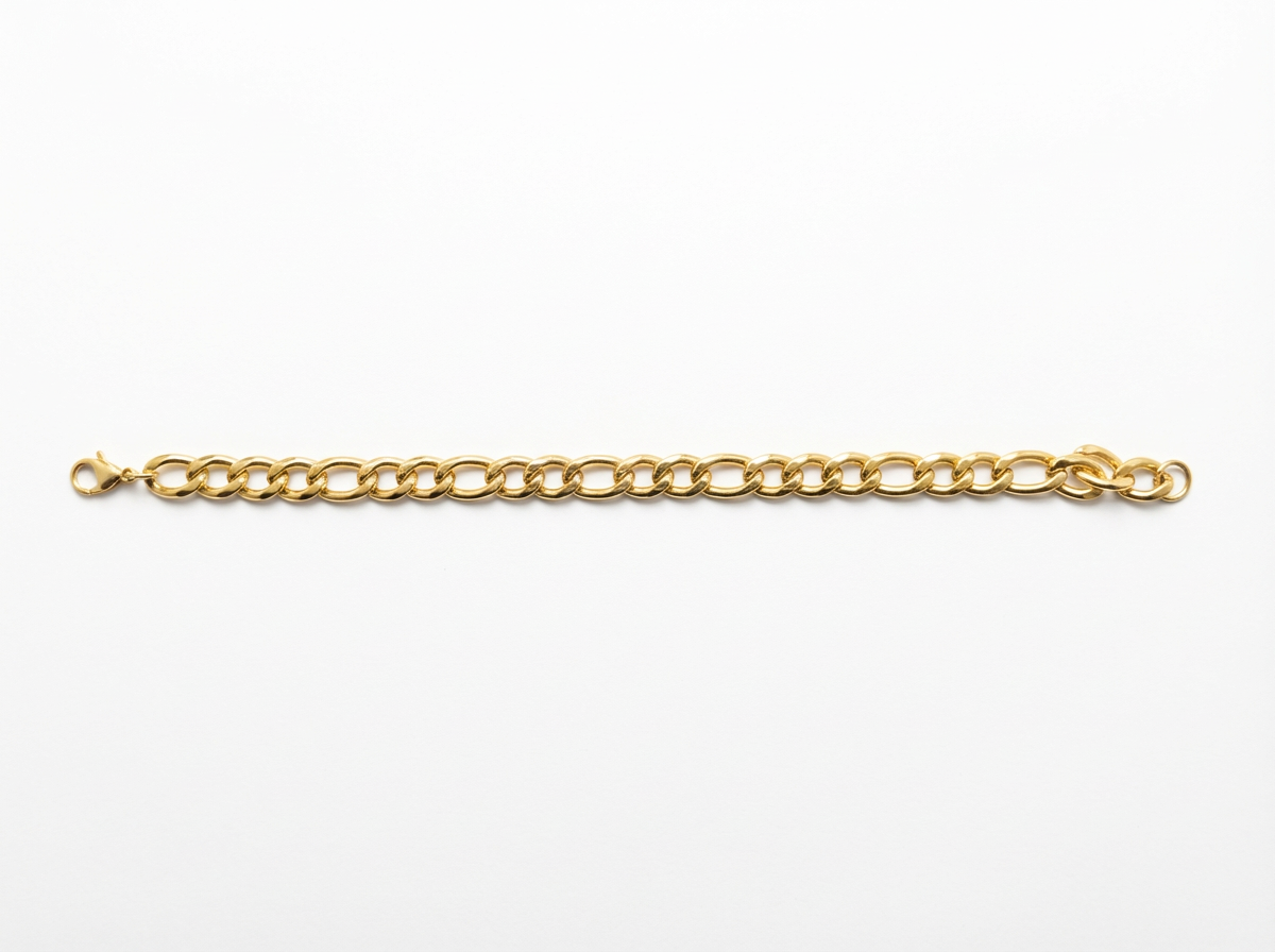 Men's FIGARO LINK BRACELET - Salitaire jewellery