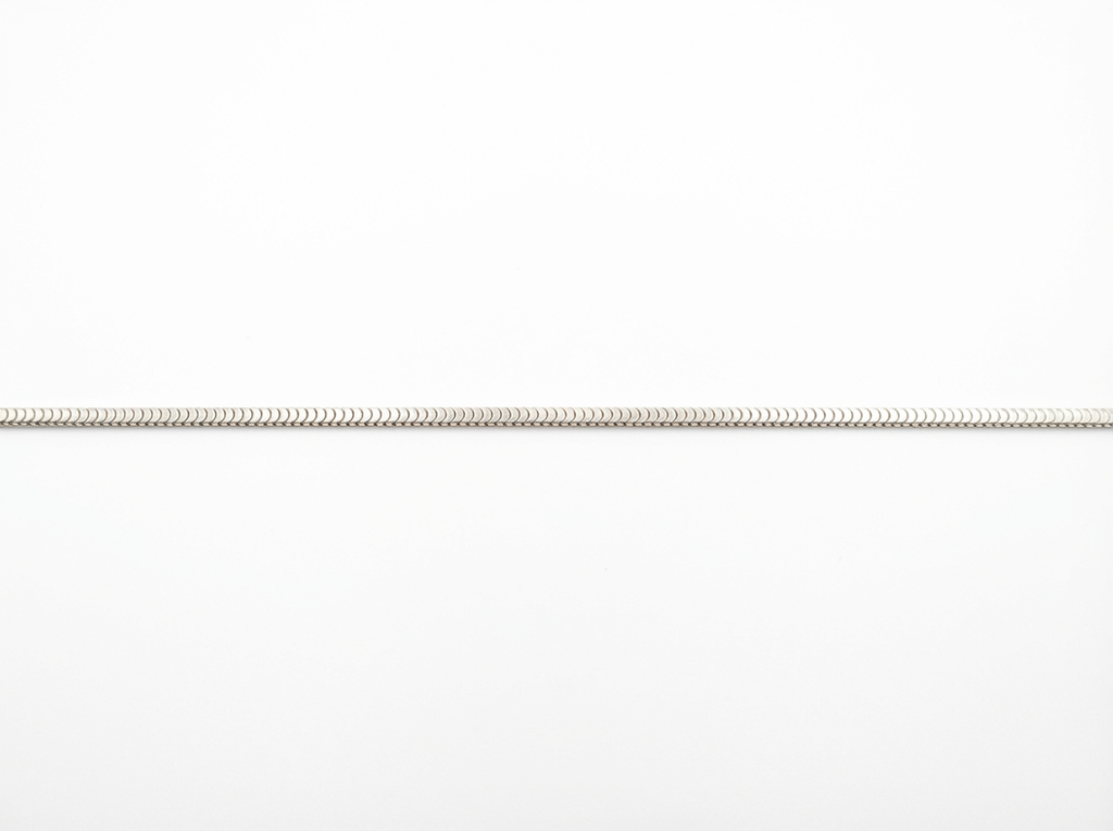 Men's Liquid Herringbone Silver Chain - Salitaire jewellery
