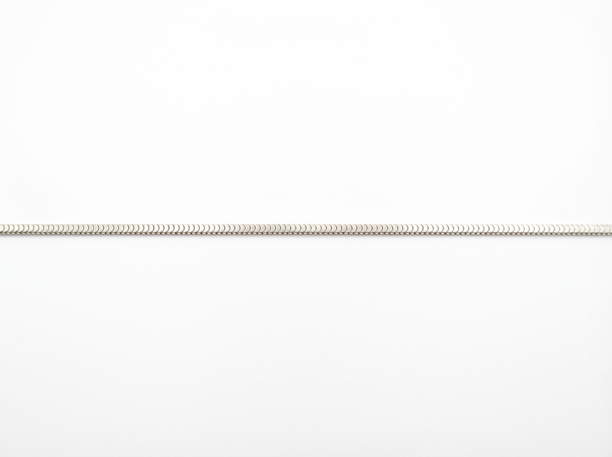 Liquid Herringbone Silver Chain