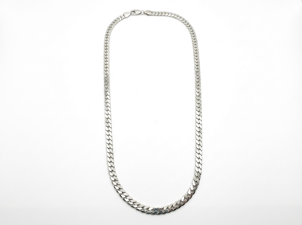 Silver Cuban Link Chain