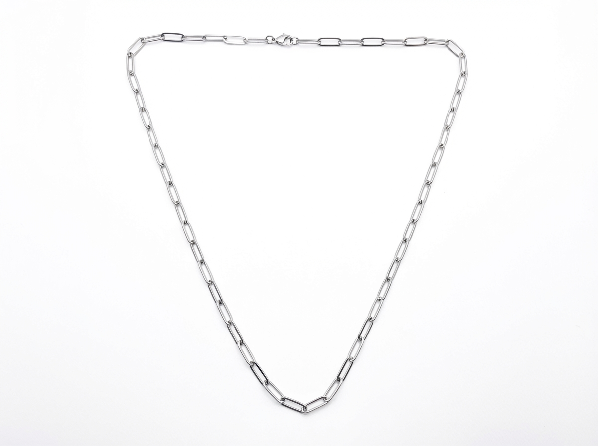 Silver Paperclip Chain