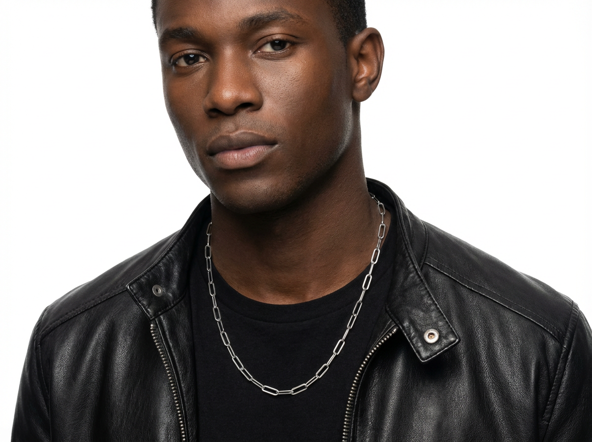 Silver Paperclip Chain