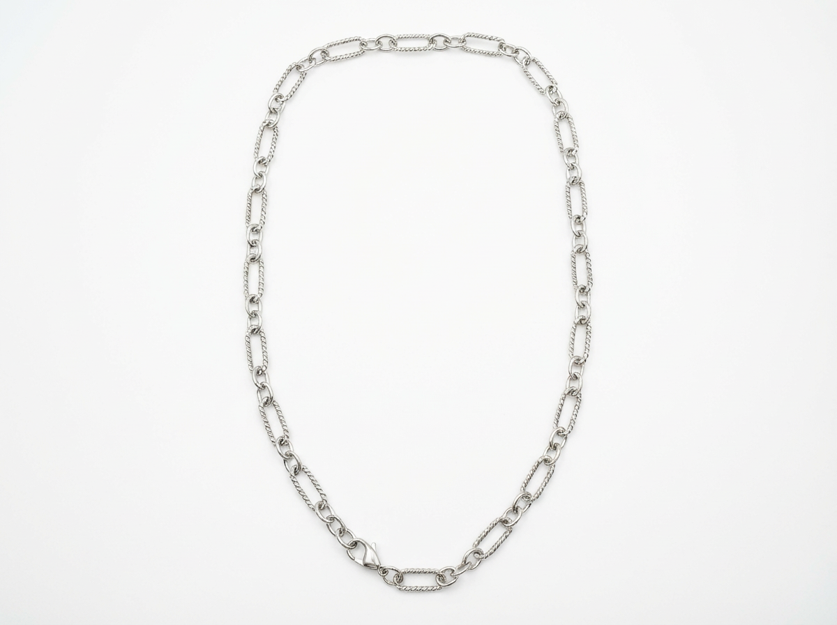 Silver Oval Link Chain