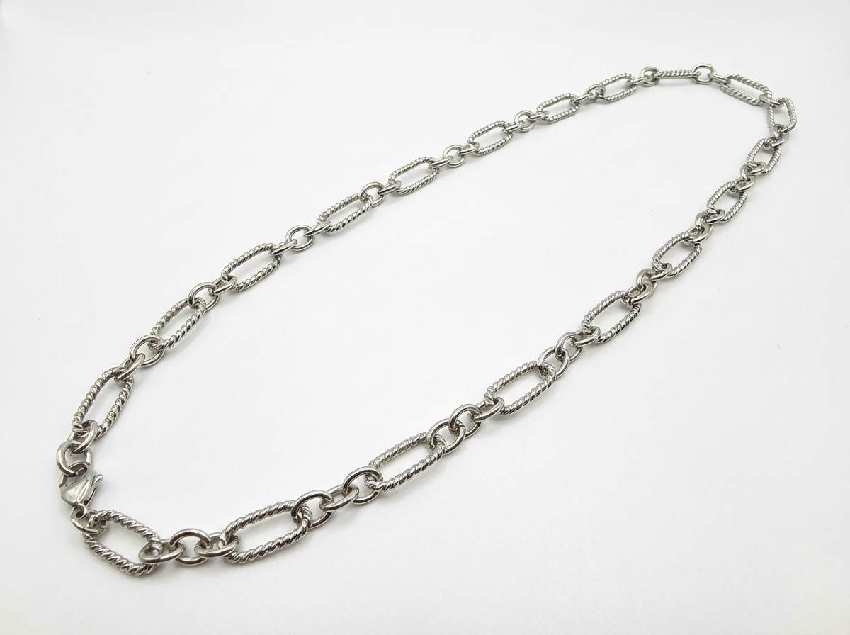Silver Oval Link Chain