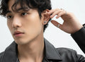Men's Flame Curve Stud - Salitaire jewellery