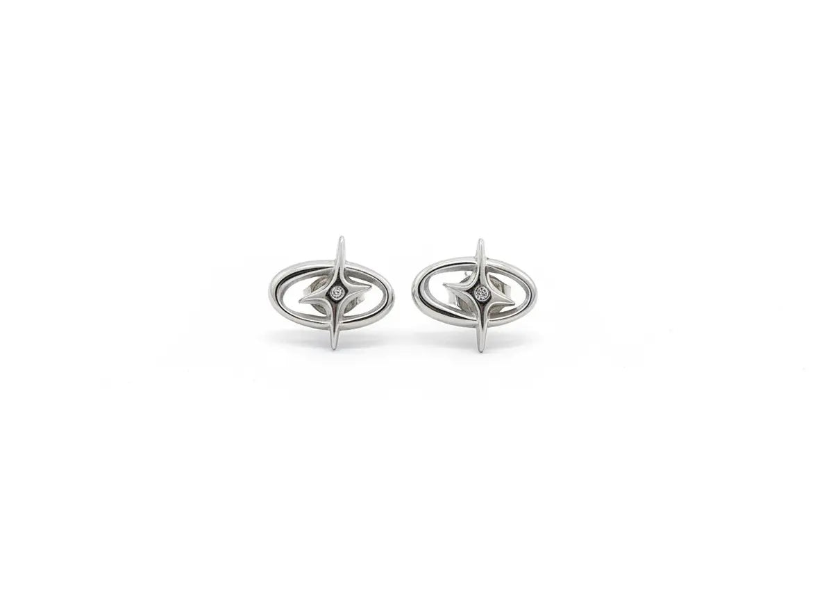 Orbit Star Stud Earring