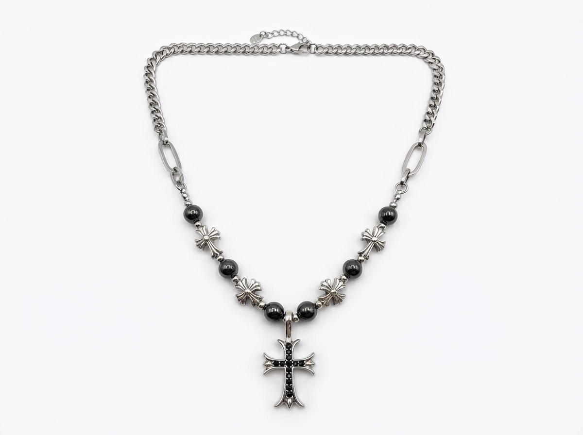 Flare Cross Necklace