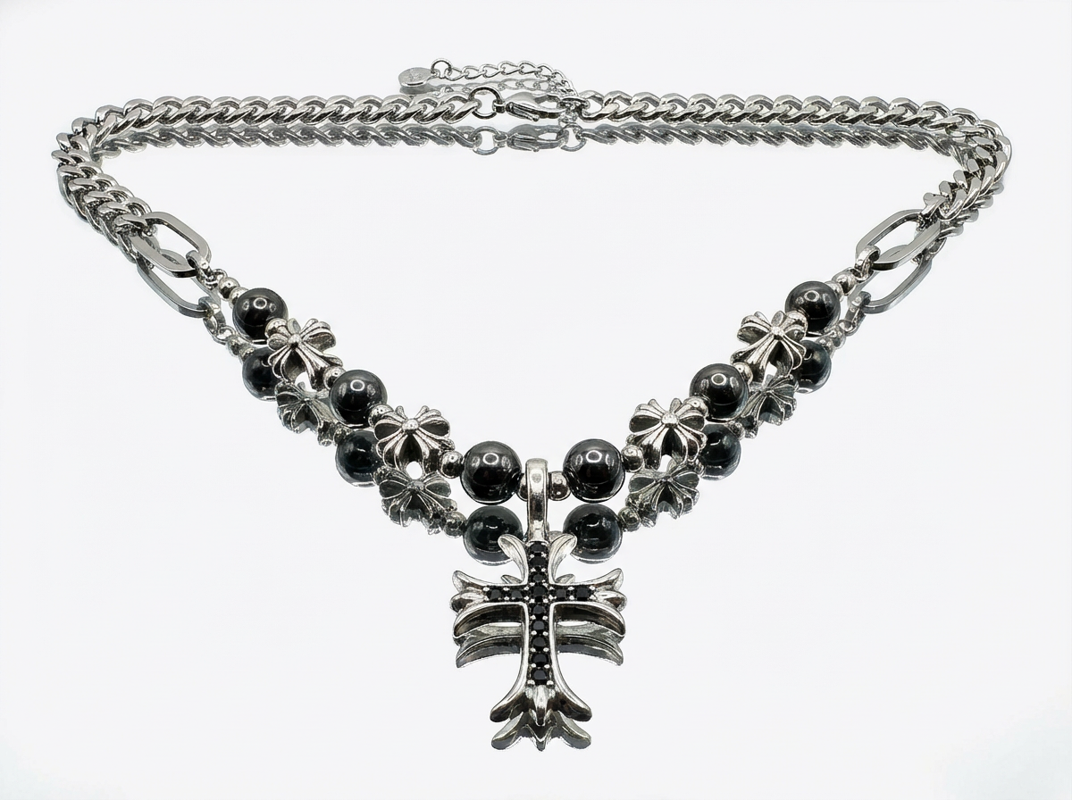 Flare Cross Necklace