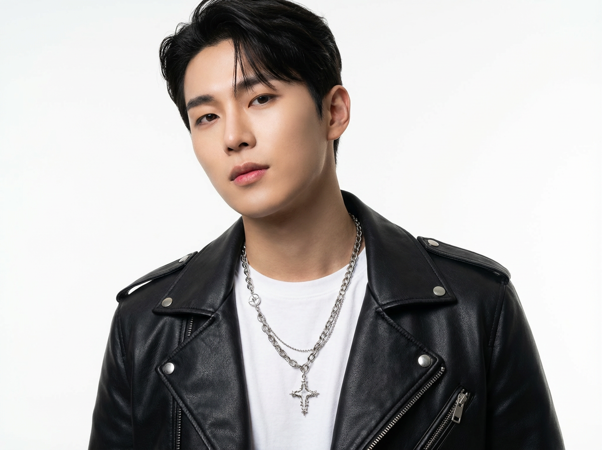 Spiked Cross Layered Necklace