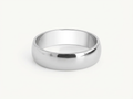 Men's Silver Dome Band Ring - Salitaire jewellery
