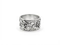 Men's Mythic Sun & Spirit Engraved Ring - Salitaire jewellery