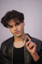 Men's Gothic Flame Pendant Necklace - Salitaire jewellery