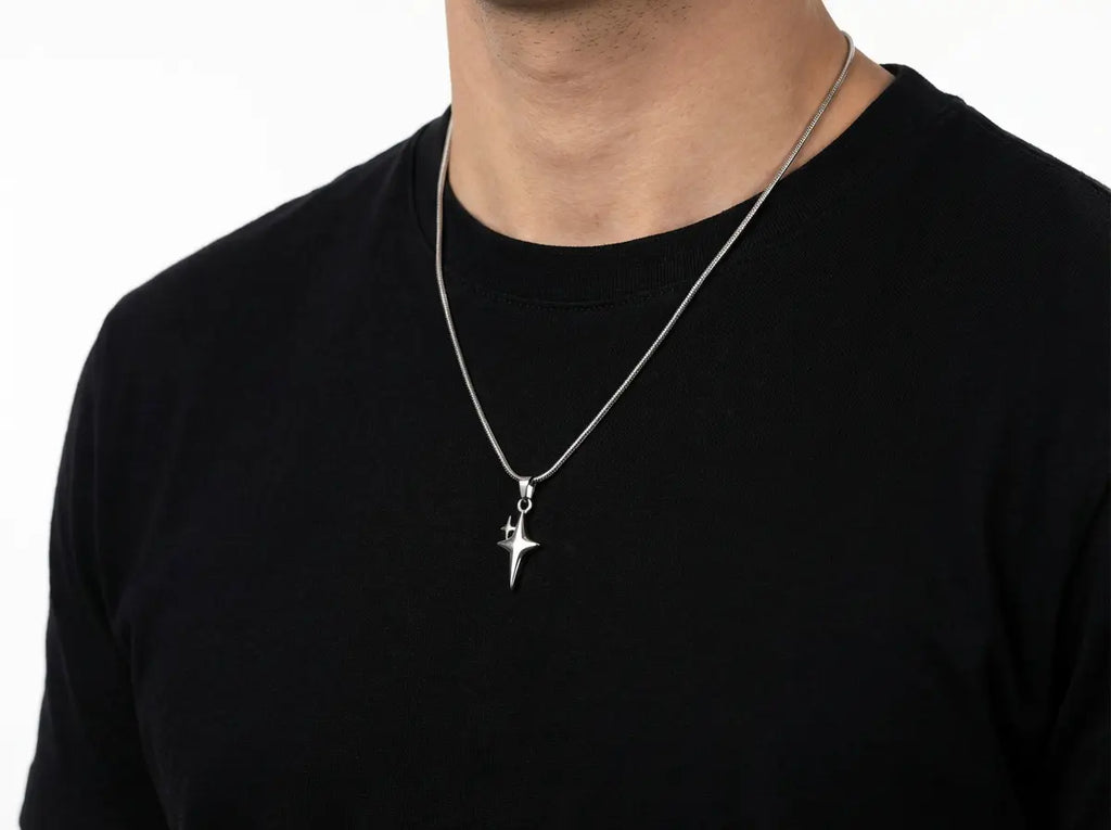 Men's Comet Cross Pendant - Salitaire jewellery