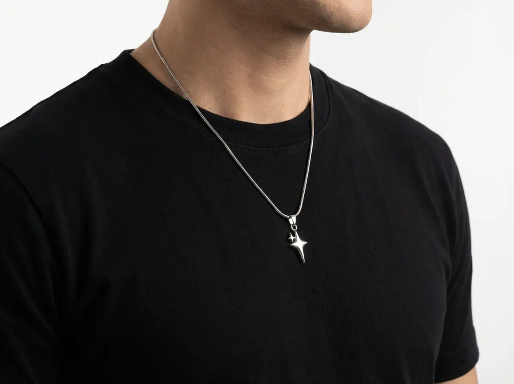 Men's Comet Cross Pendant - Salitaire jewellery