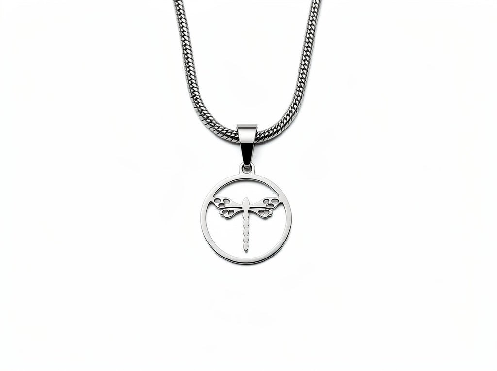 Men's Dragonfly Pendant Necklace - Salitaire jewellery