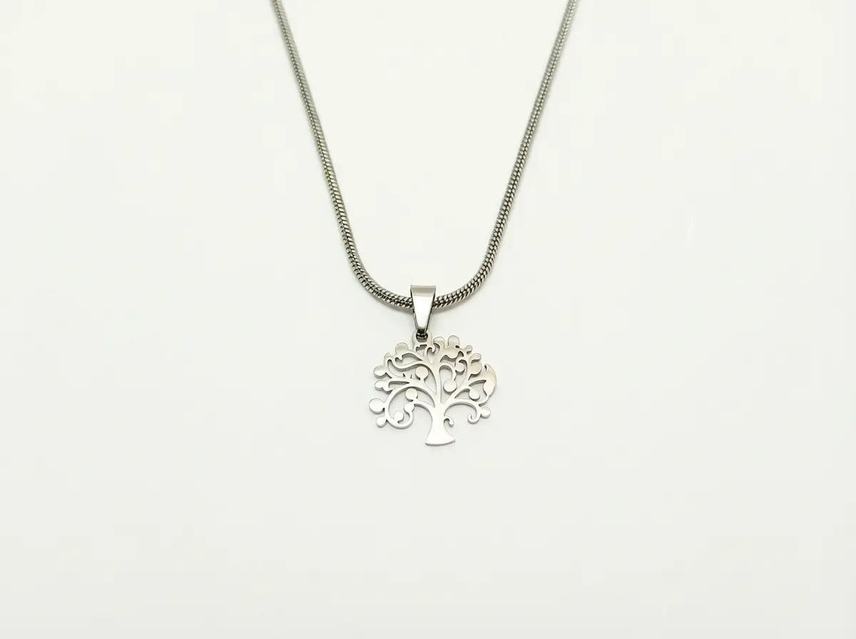 Silver Tree of Life Pendant Chain