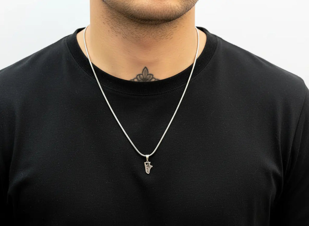 Men's Sneaker Pendant Chain - Salitaire jewellery
