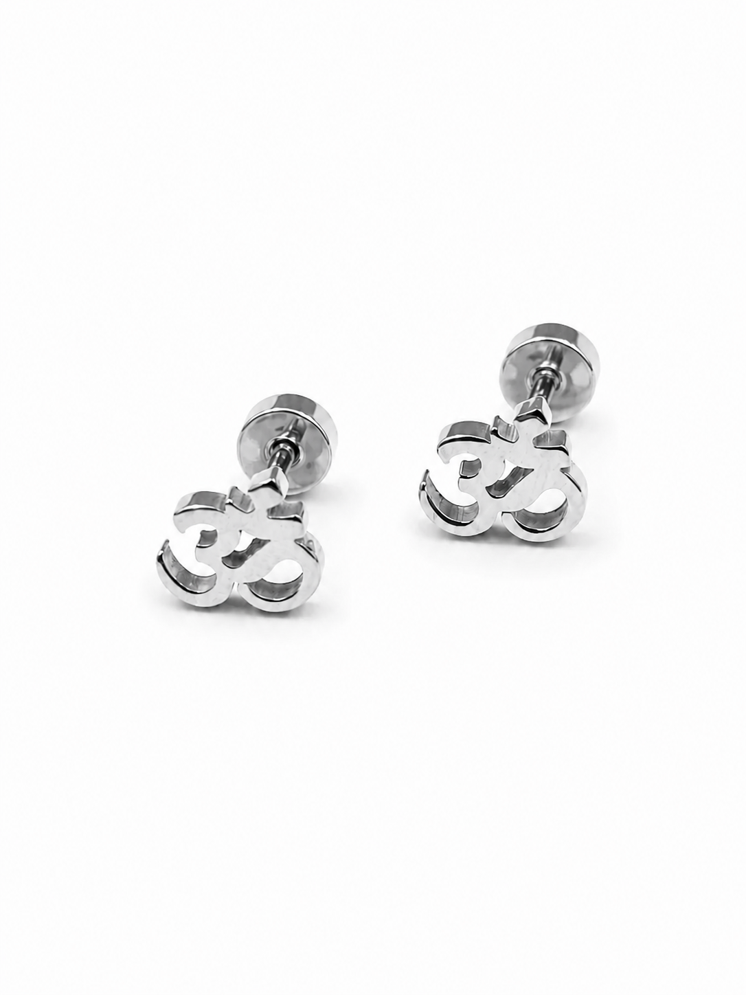 OM Ear Stud (Silver)
