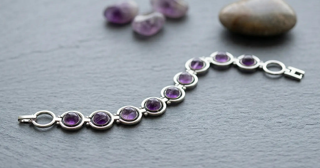 Amethyst Intuition Link Bracelet