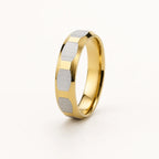 Aurum Facet Two-Tone Ring hero product view