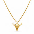 Bull Pendant Necklace