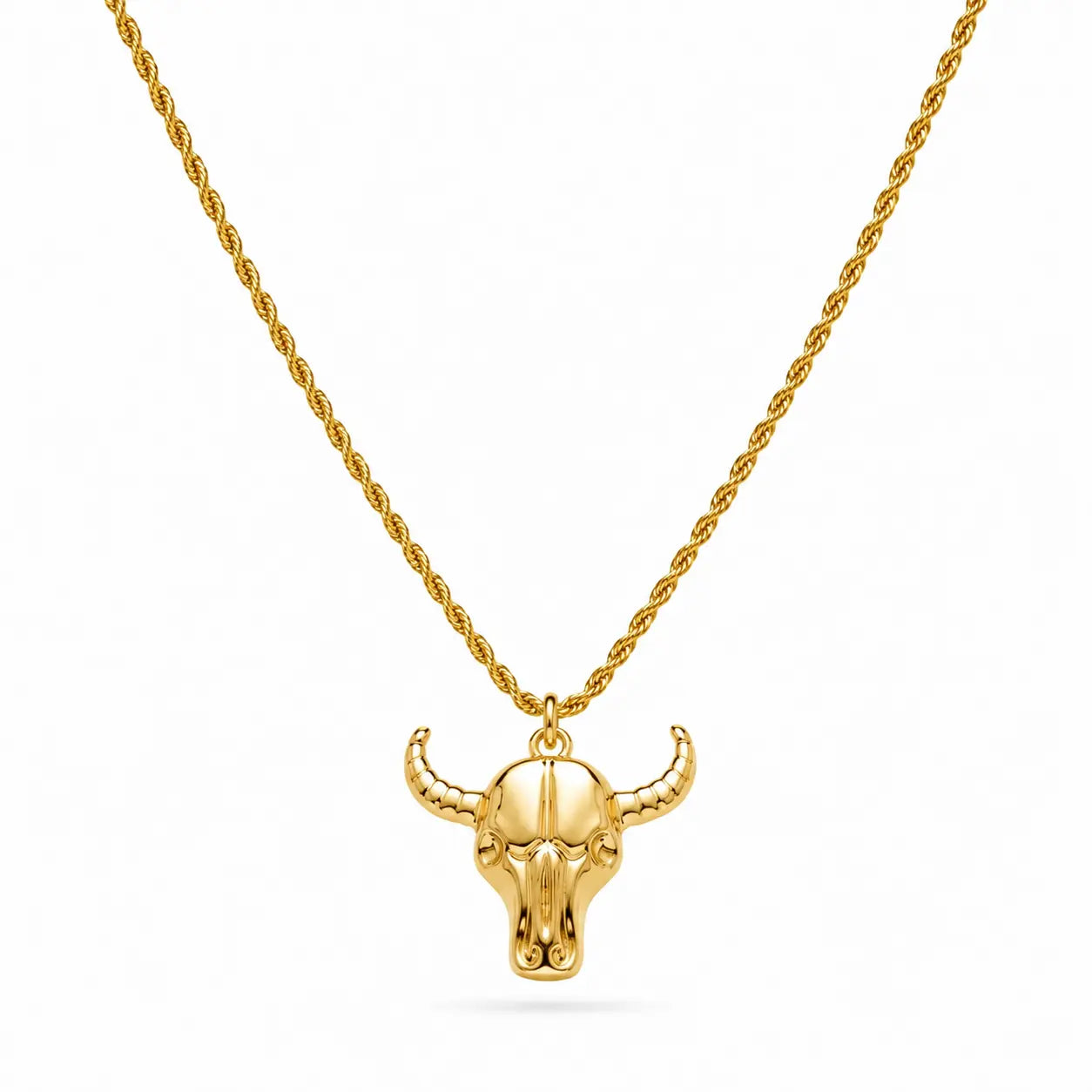 Bull Pendant Necklace