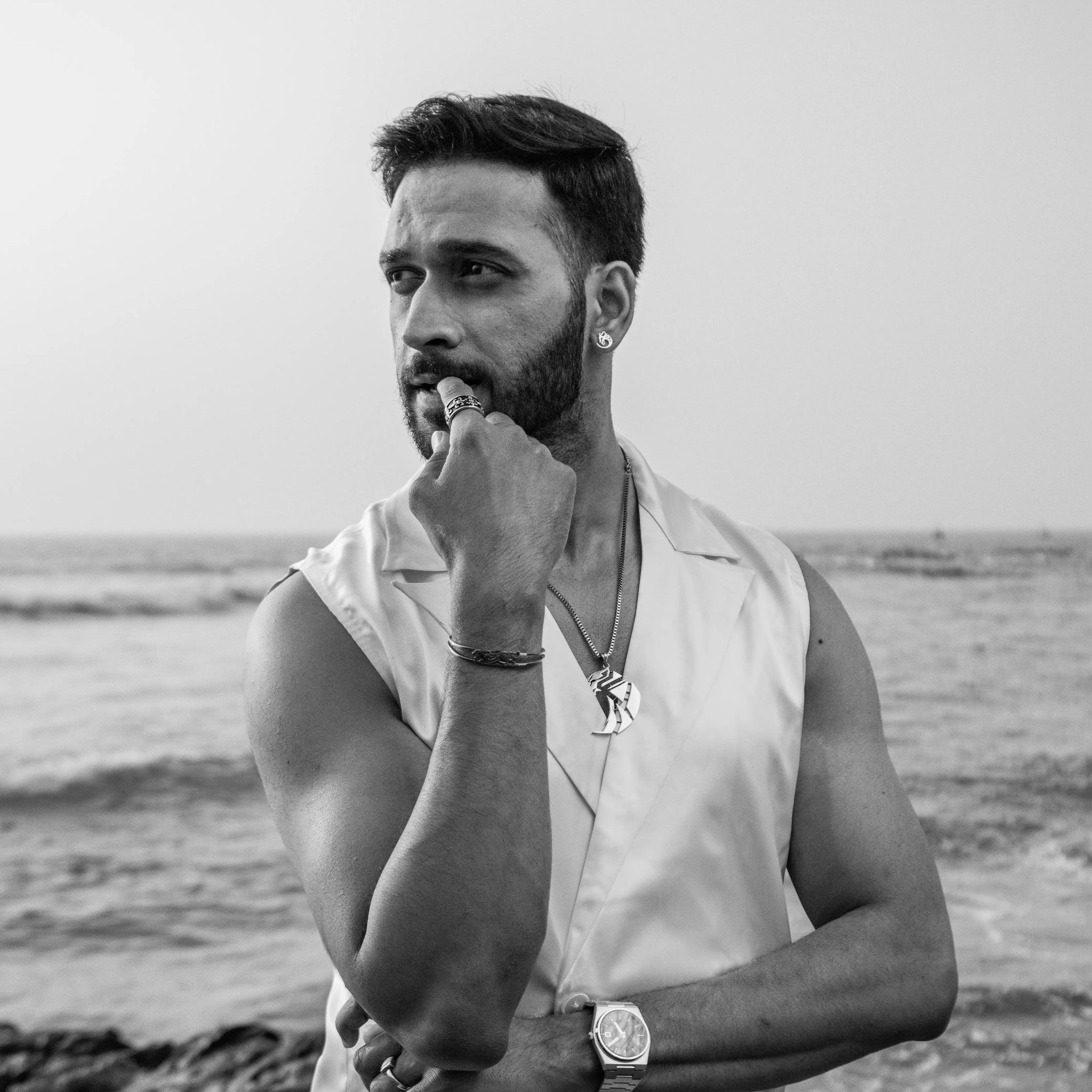 Designer Salitaire men's jewellery