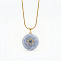 Nazar — Lilac Howlite Evil Eye Pendant Necklace