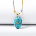 Nazar — Turquoise Evil Eye Pendant Necklace