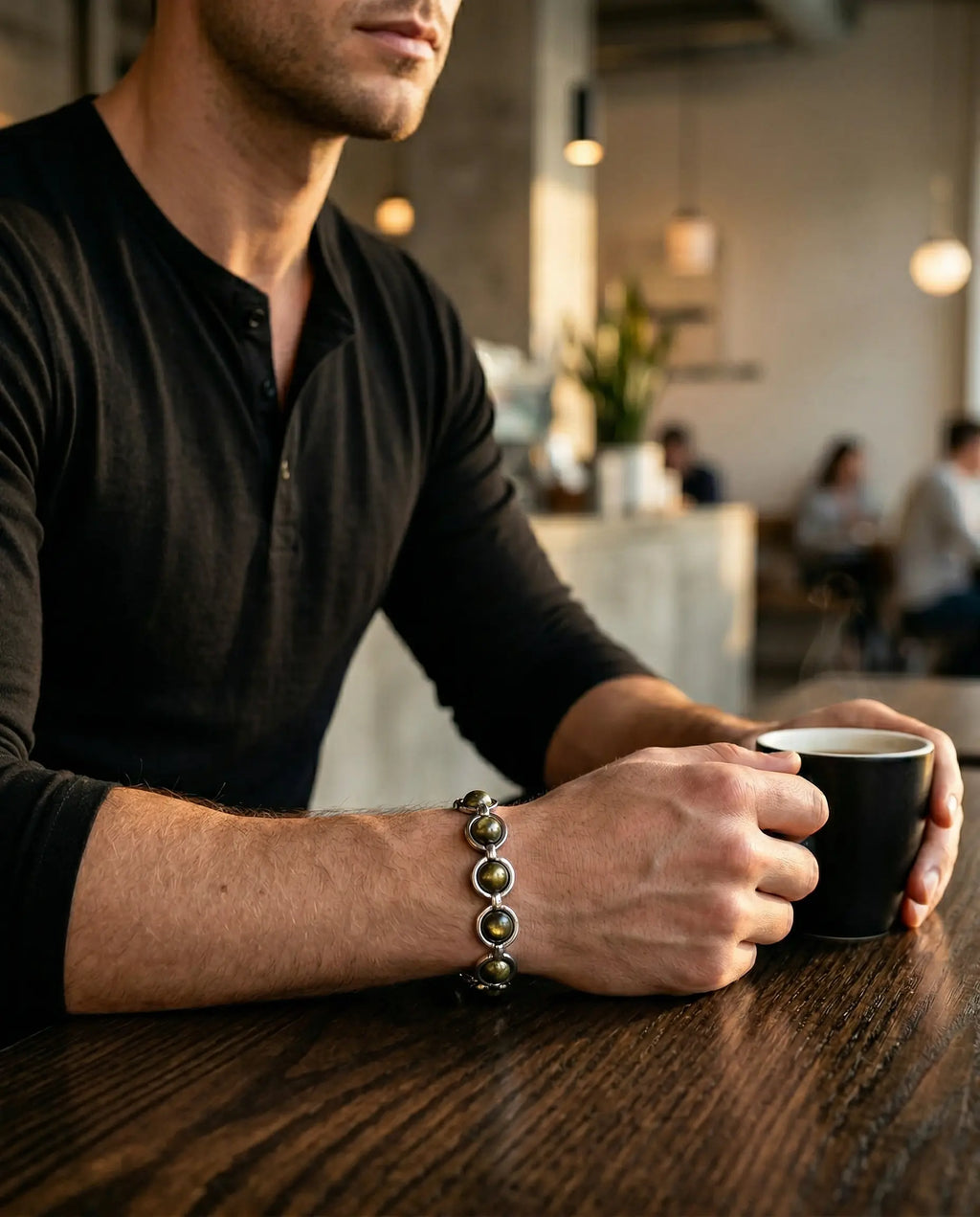 Pyrite Wealth Link Bracelet