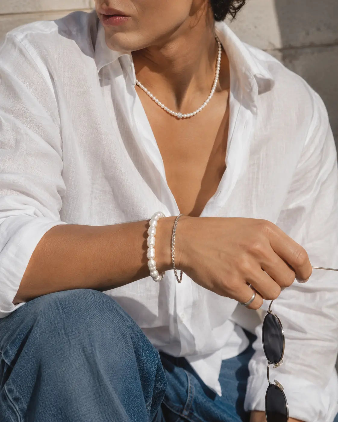 Ripple Pearl Bracelet