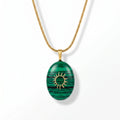 Sol Solo — Malachite Pendant Necklace