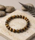 Men's Tiger Eye Stone Bracelet - Salitaire jewellery
